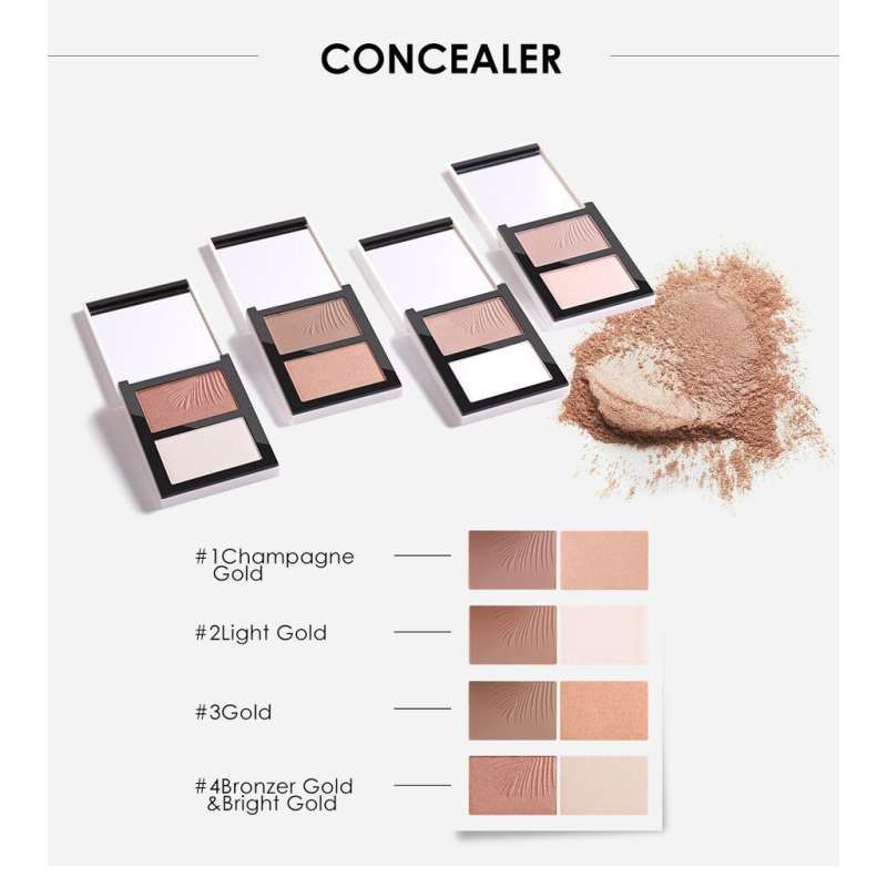 Jual Official Distributor Focallure Powder Contour & Highlight Palette