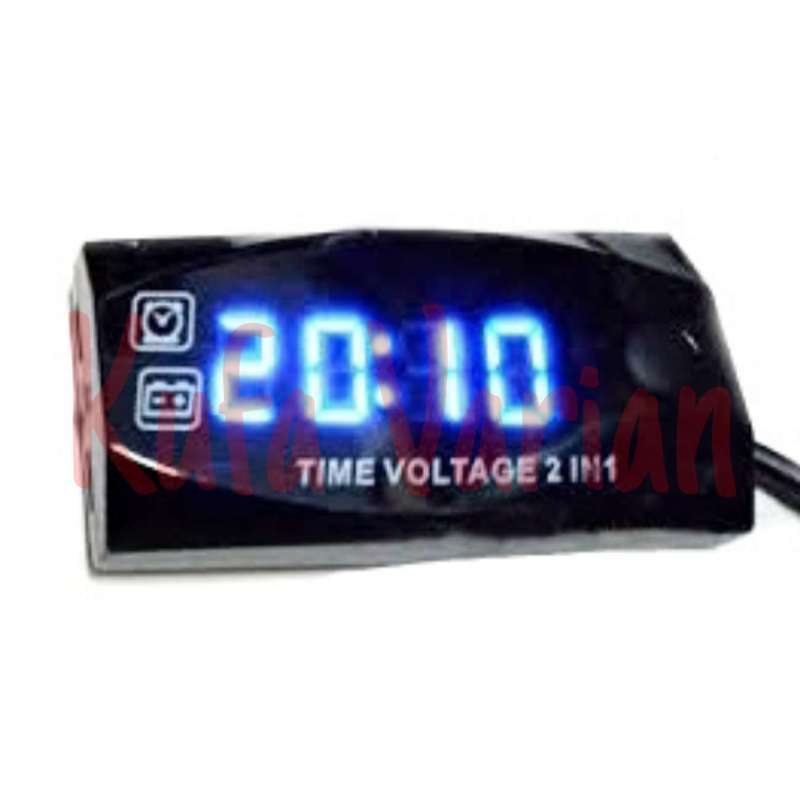 Jual Jam Digital Buat Di Motor Dan Mobil Jam Digital Model Voltmeter 2