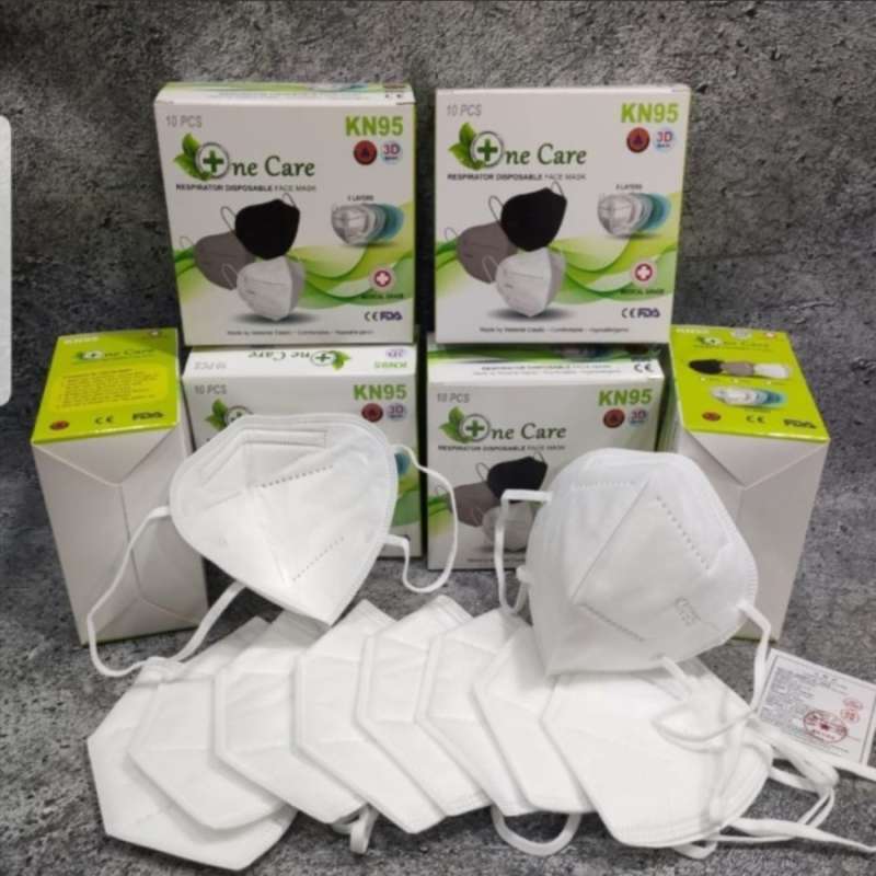 Promo Masker 5Ply KN95 Onecare 3D Mask Medical Grade Isi 10Pcs/Box