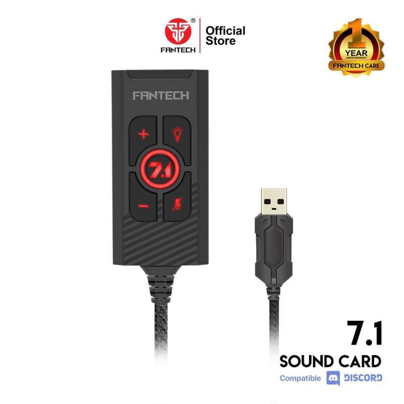 Jual Fantech Sound Card Usb 7.1 Ac3002 Tunnel 7.1 Virtual Surround