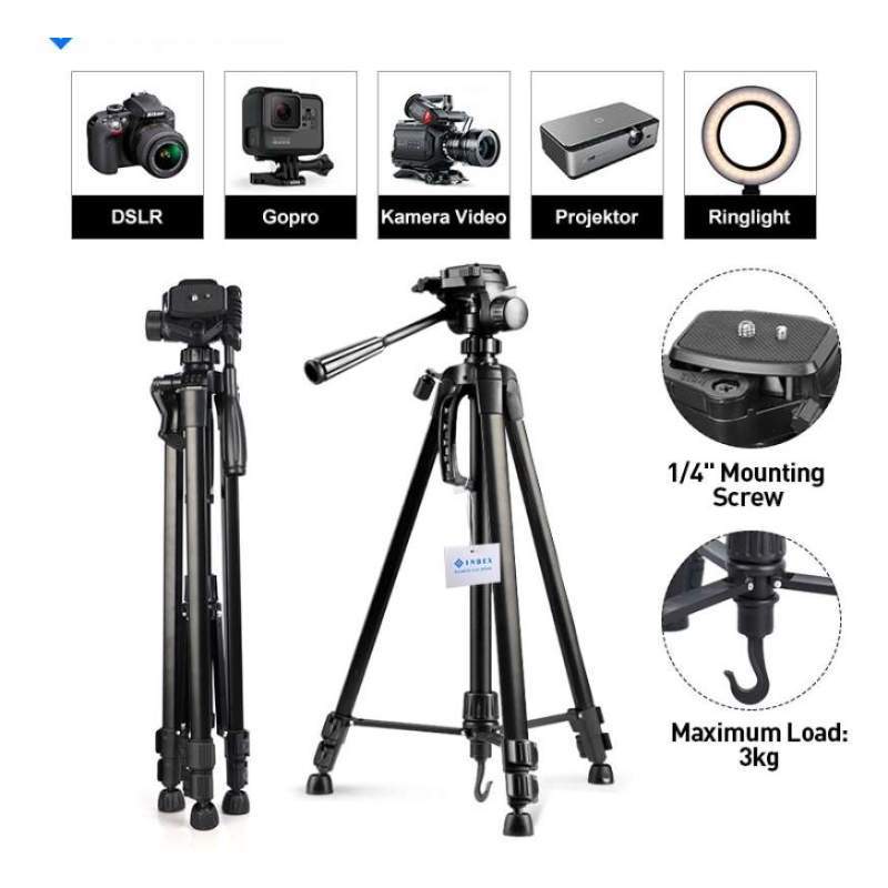 Jual INBEX TF-3520 Tripod Kamera+Bag/168cm Profesional Photography