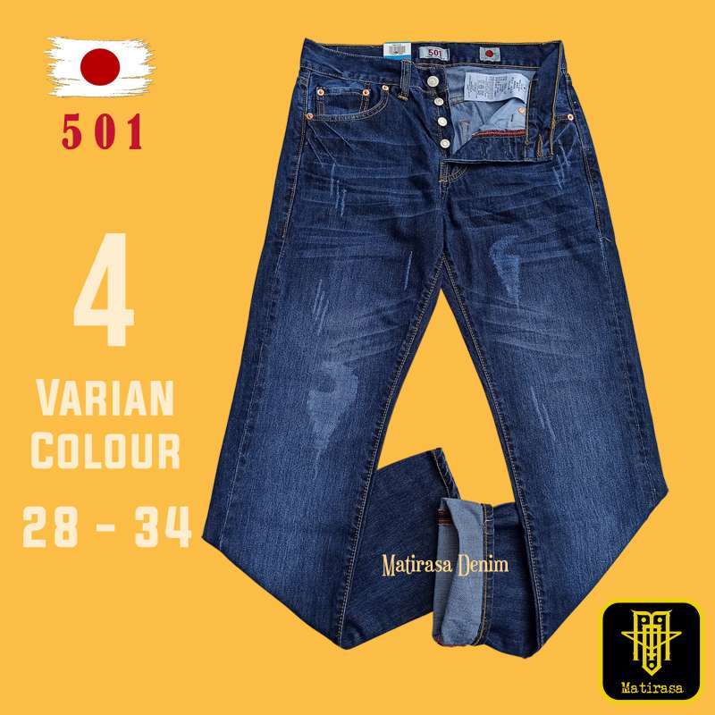 âˆš Matirasa - Celana Levis 501 Original Pria Made In Japan