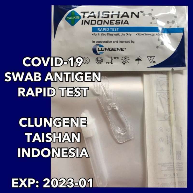 Jual TEST SWAB ANTIGEN RAPID AKL Alat Tes 1 Set Cepat Dikirim ISI 25pcs