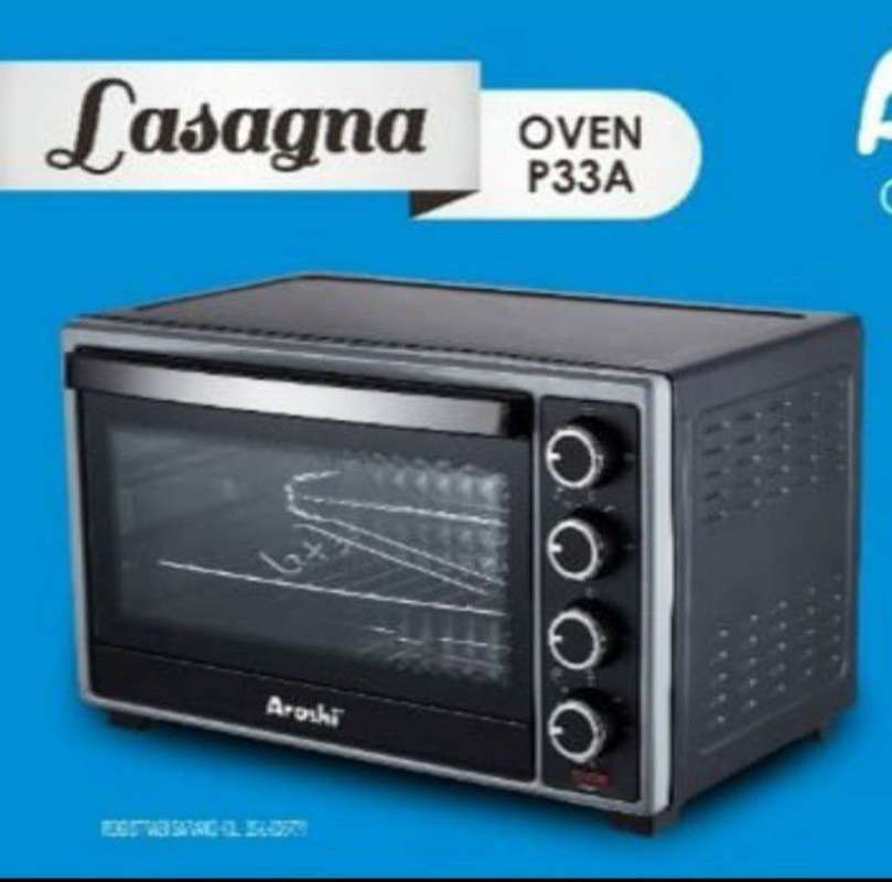 Jual Oven Listrik / Electric Oven Low Watt 33 Liter ARASHI LASAGNA P33A