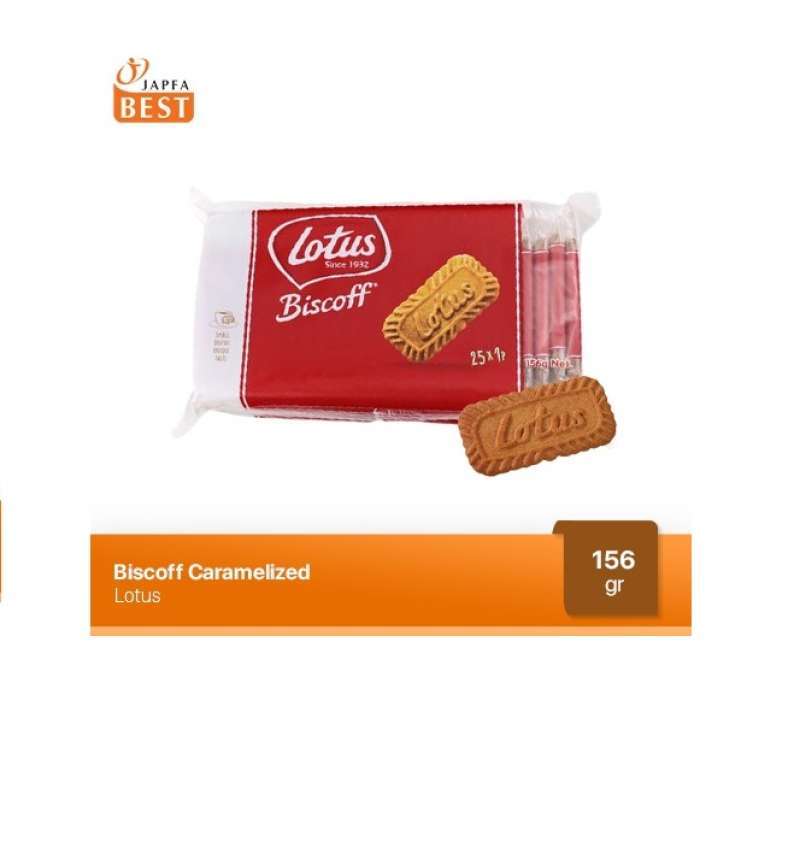 Jual Lotus Biscoff Caramelized Biskuit [156 g] di Seller Japfa Best ...