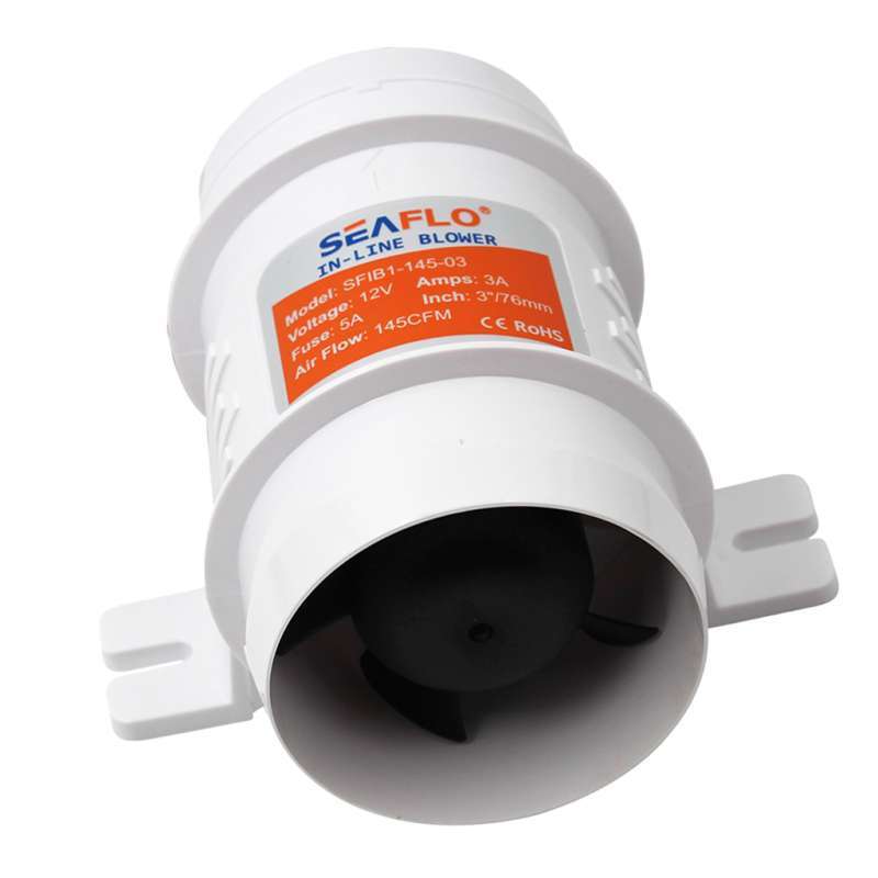 Promo SEAFLO 3 Boat In Line Bilge Blower Fan 24V Marine Cabin Engine