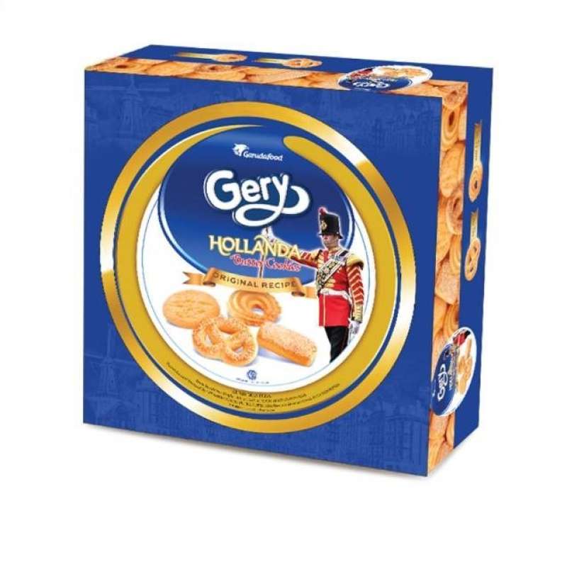 Promo GERY HOLLANDA BUTTER COOKIES [450 G] Diskon 7 di Seller ANEKA