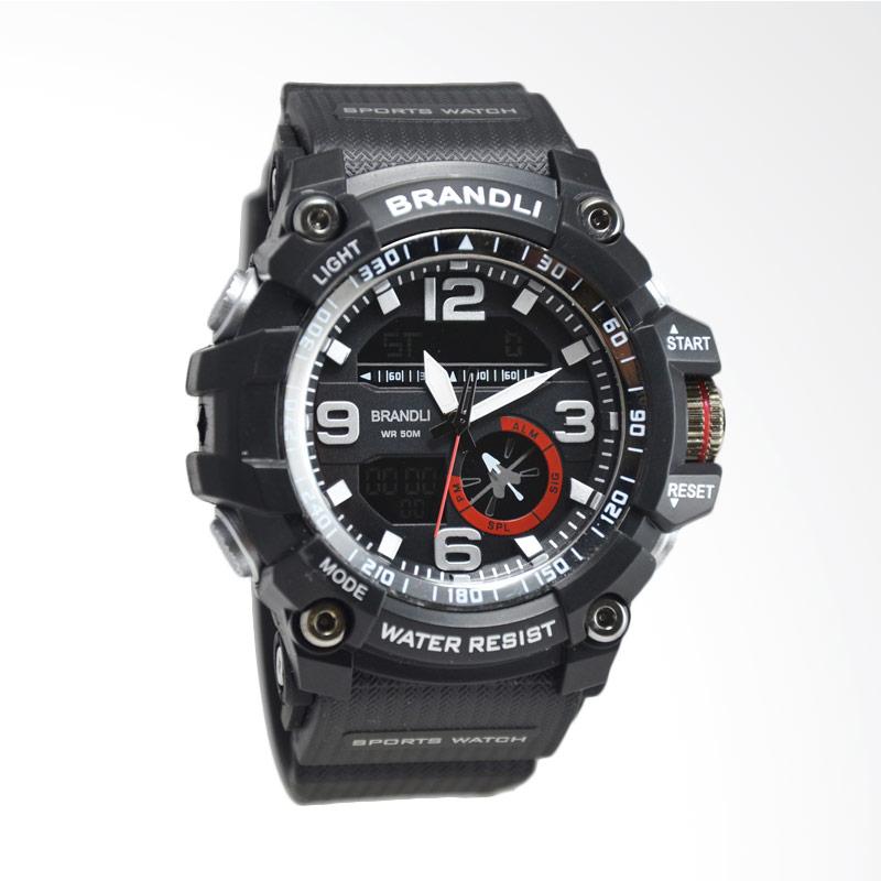 Jual Brandli Double Time Jam Tangan Pria - Black 319 