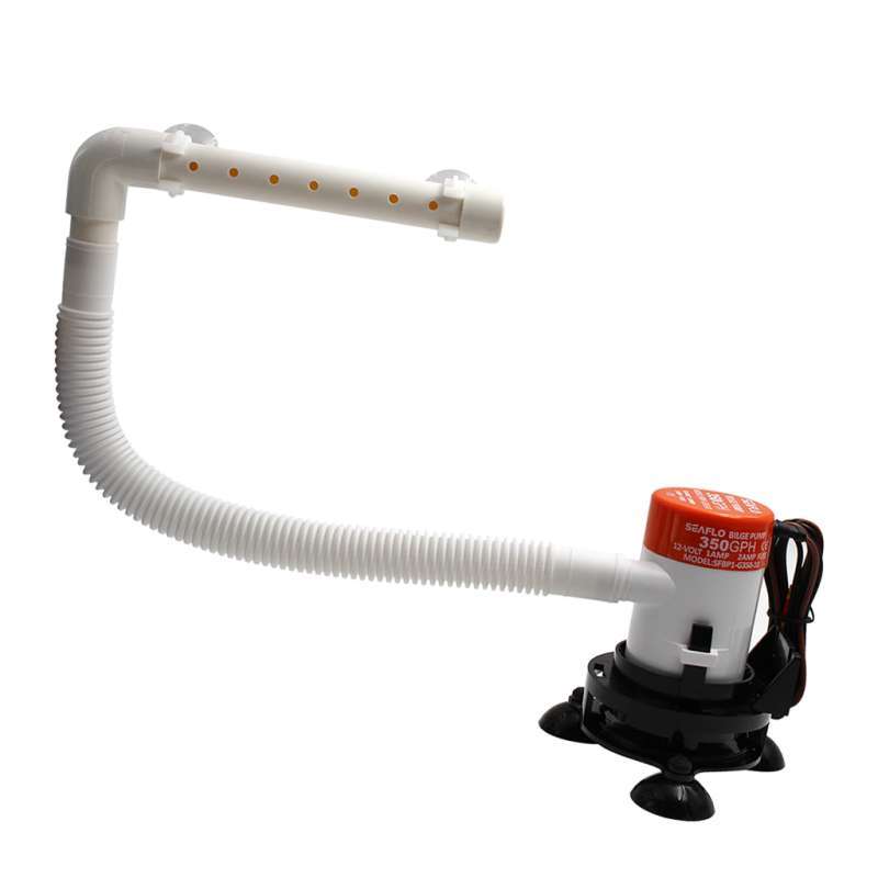 Promo SEAFLO Portable 12v Livewell Aeration Pump System Kit for Boat