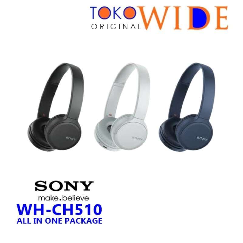 Jual SONY WH-CH510 Wireless Headphone / CH510 / CH-510 - GARANSI RESMI ...