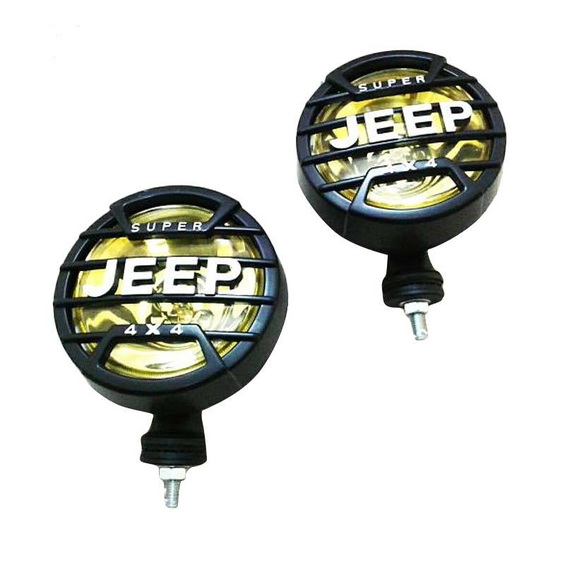 Jual Jeep Set Lampu Depan Mobil - Yellow 2 pcs Online Jual Jeep Set Lampu Depan Mobil - Yellow 2 pcs Online