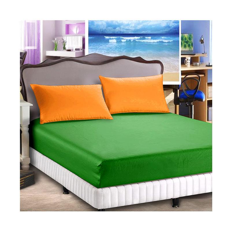 Jual Jaxine Waterproof Anti Air Set Sprei - Hijau Salem 