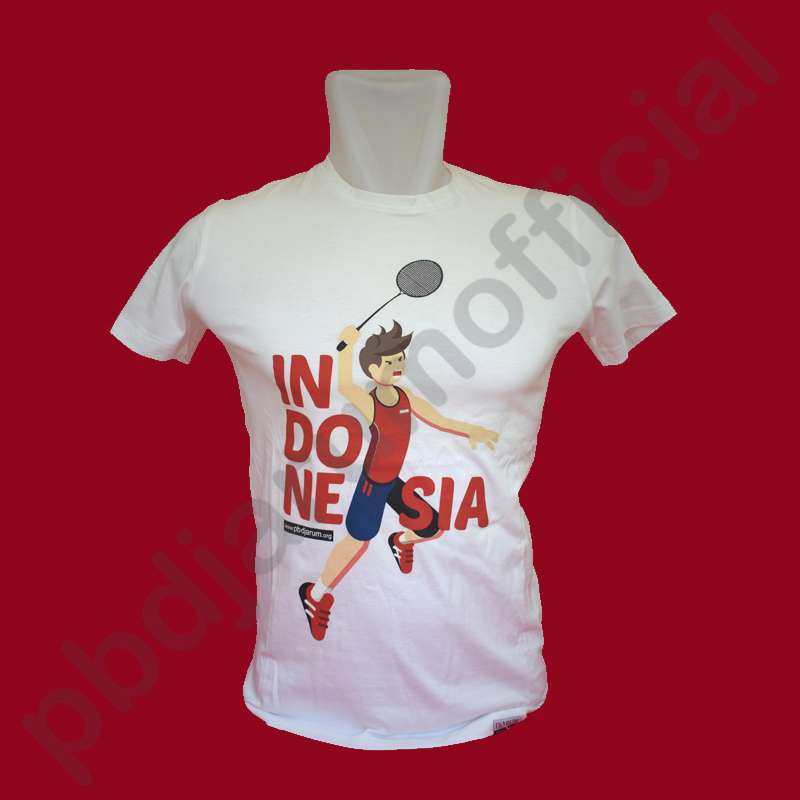 Jual Kaos Oblong Indonesia Kartun Putih (All Size Anak) di Seller PB