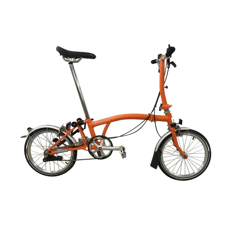 Jual Brompton  S3L Sepeda  Lipat  Orange Online Harga 