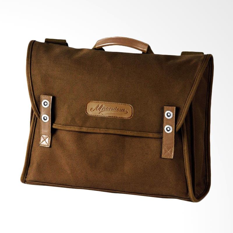 Jual Universal Miraculous Sling Bag Tas Pria - Brown MSC2
