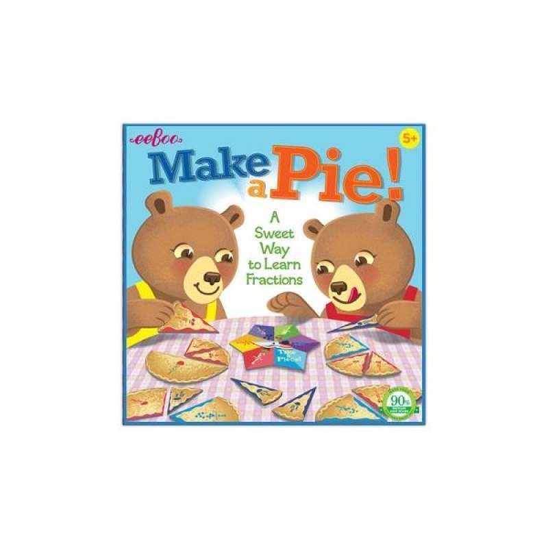 Jual eeBoo board games Make a Pie Game (Math Game) ** ** new cover di