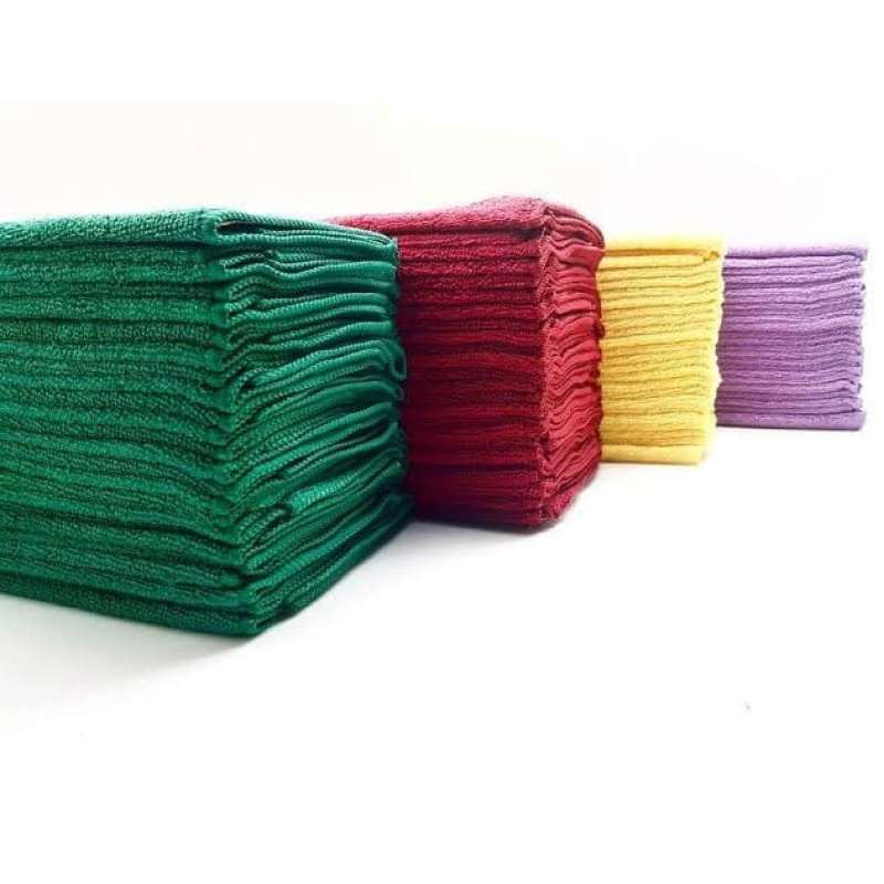 Jual Microfiber 40x40 320gsm Terry Cloth Kain Premium Car Detailing Ori