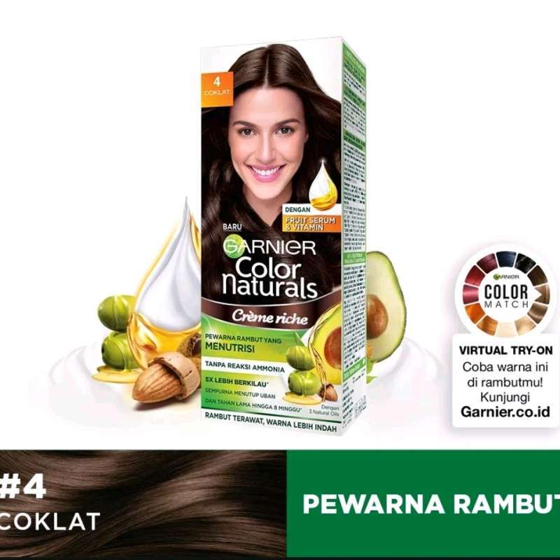 Jual Garnier Color Naturals 4.0 Hair Color Coklat di Seller PUSPA
