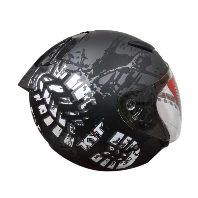 Jual KYT DJ Maru #10 Helm Half Face - Gunmetal Doff Black XL di Seller