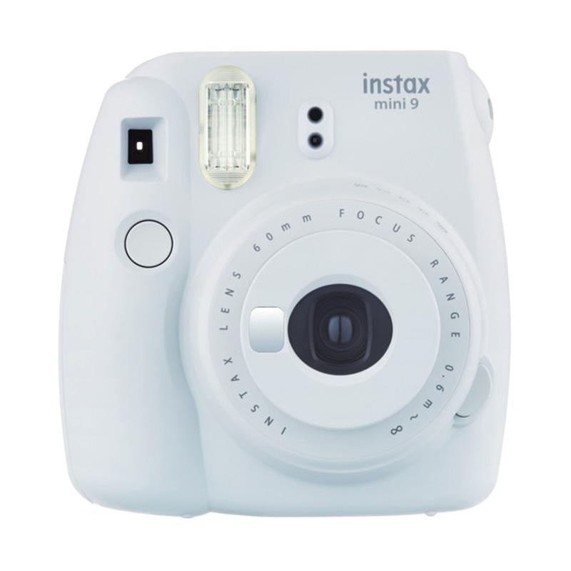 Harga Fujifilm Instax Mini 9 Kamera Polaroid Smokey White + Free