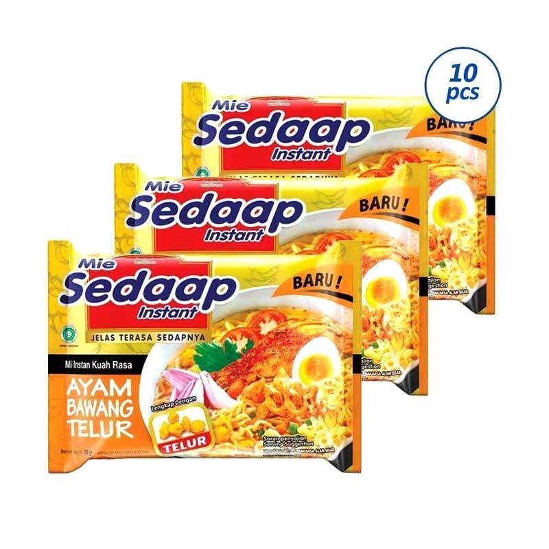 Jual SEDAAP Mie Ayam Bawang Telur [73 g x 10 pcs] Online