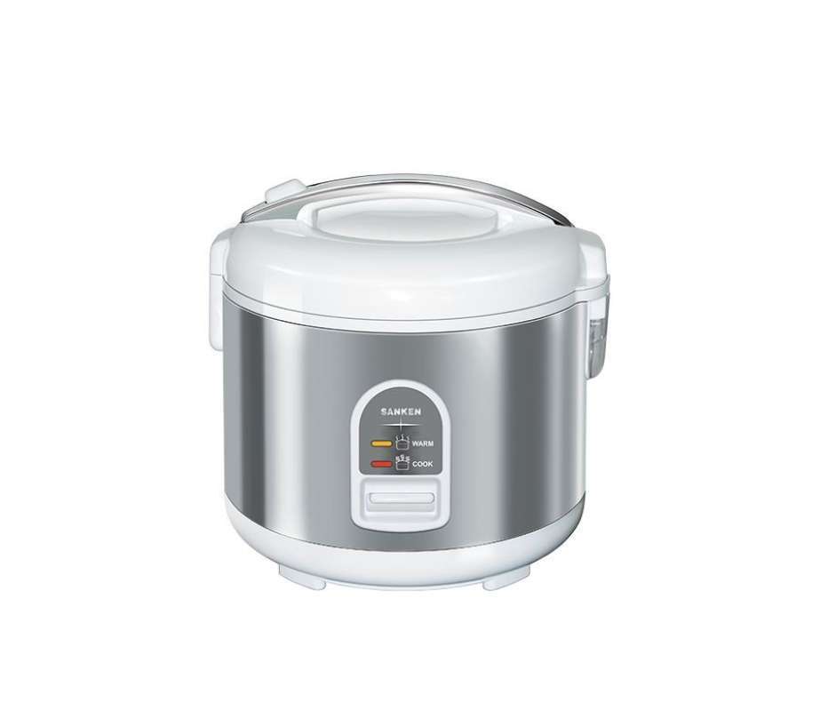 Promo SANKEN Rice Cooker Stainless 1.2 Liter SJ160 Silver Diskon 49