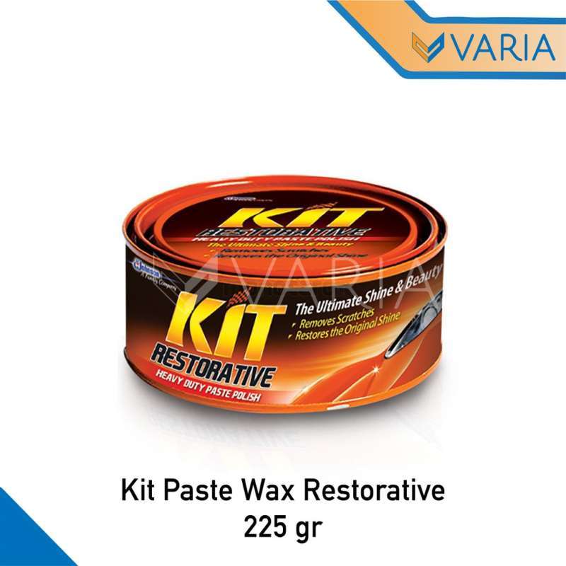 Jual Kit Paste Wax Restorative Car Heavy Duty Polish Body 225 Gr Orange