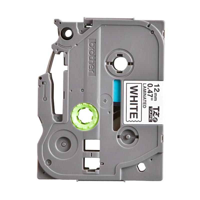 Jual Brother TZE231 Black On White Standard Laminated Label Tape [12mm