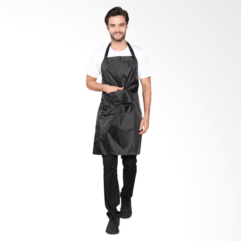 Jual Chef Series Opal Parasut Full Panjang Apron Hitam di Seller Andi