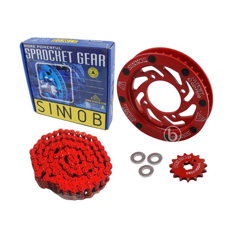 Jual Sinnob Colour Chain Sprocket Gear Set Rantai For New Jupiter Mx