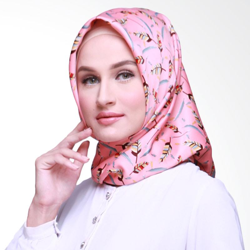 Jual Level Up Maxmara Square Delia Jilbab  Segiempat Pink  