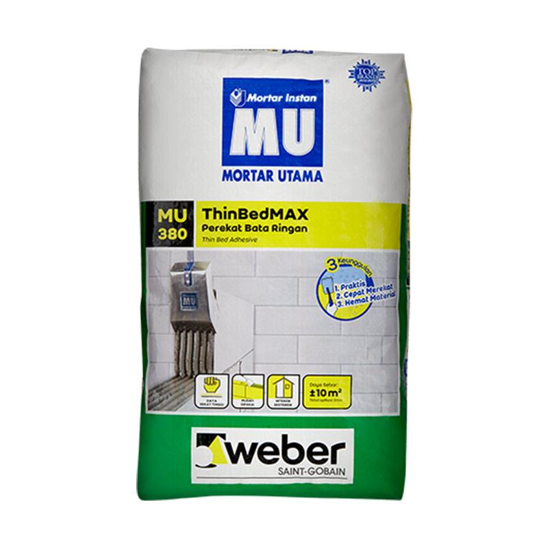 â Mortar Utama Weber Mu-380 Thinbedmax Perekat Bata Ringan