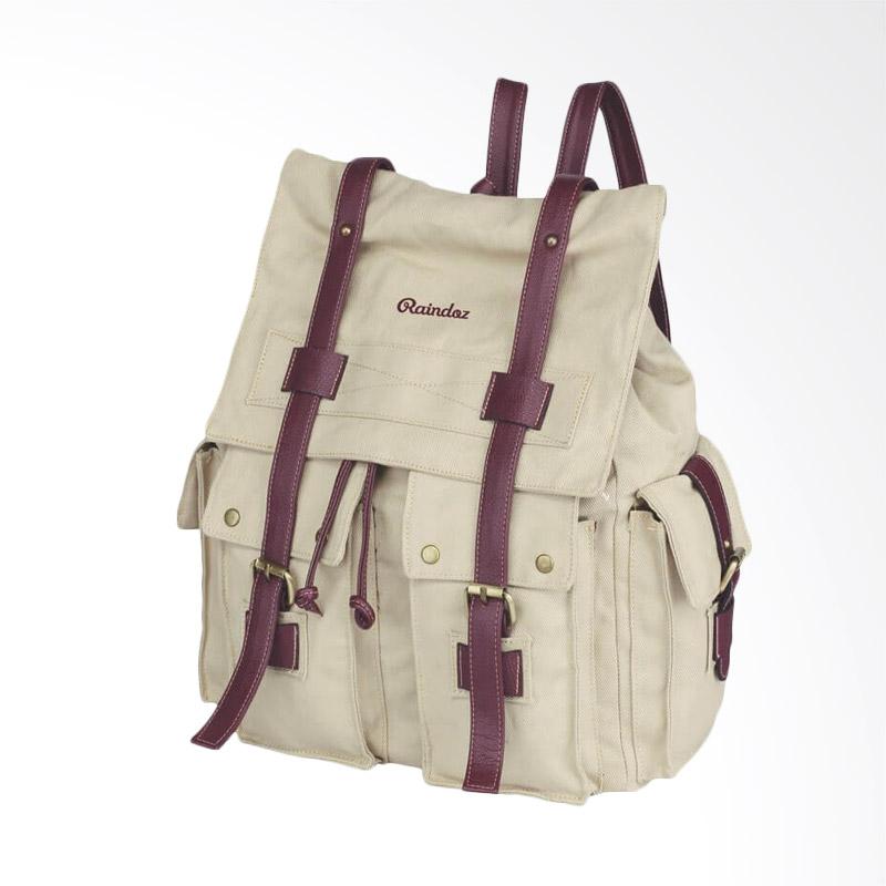 Jual Raindoz RRH017 Rucksack Canvas Tas Ransel Wanita
