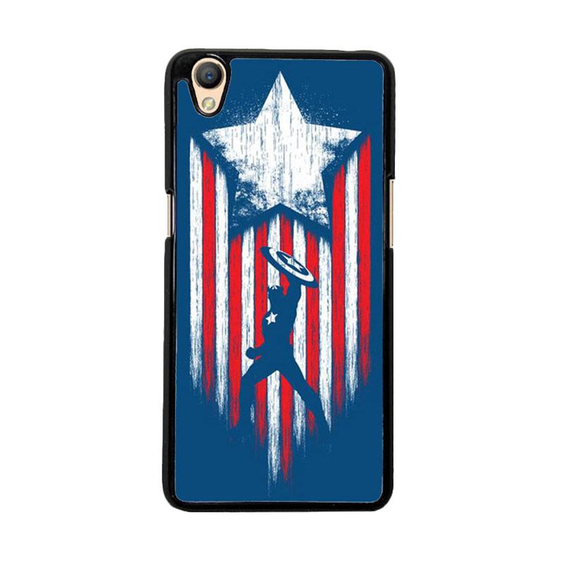 Jual Flazzstore Captain America Blue O0171 Custom Casing 