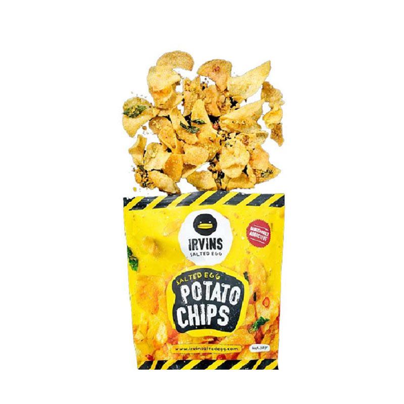Jual Irvins Salted Egg Potato Chips Makanan Kering [105 g