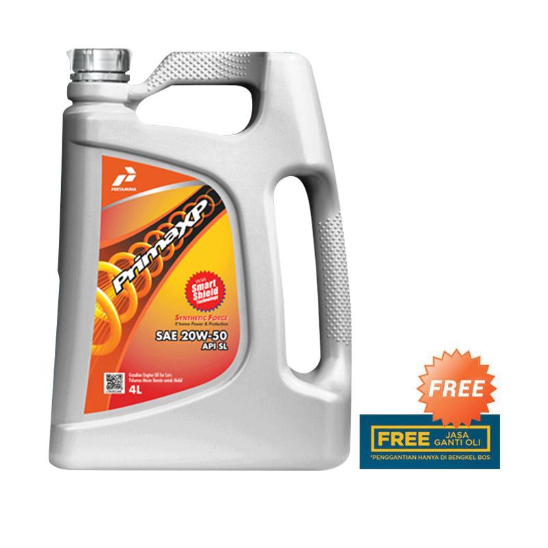 Jual Pertamina Prima XP 20W-50 Oli Pelumas Mobil [4 L ...