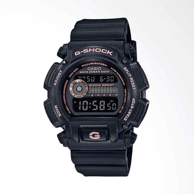 Jual CASIO GShock Resin Jam Tangan Pria Black Orange [DW9052GBX