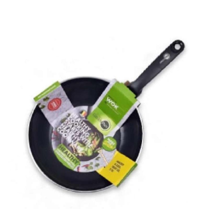 Promo Greenpan Queens Open Wok 28 cm Deep Fry Wok Pan Ceramic Premium