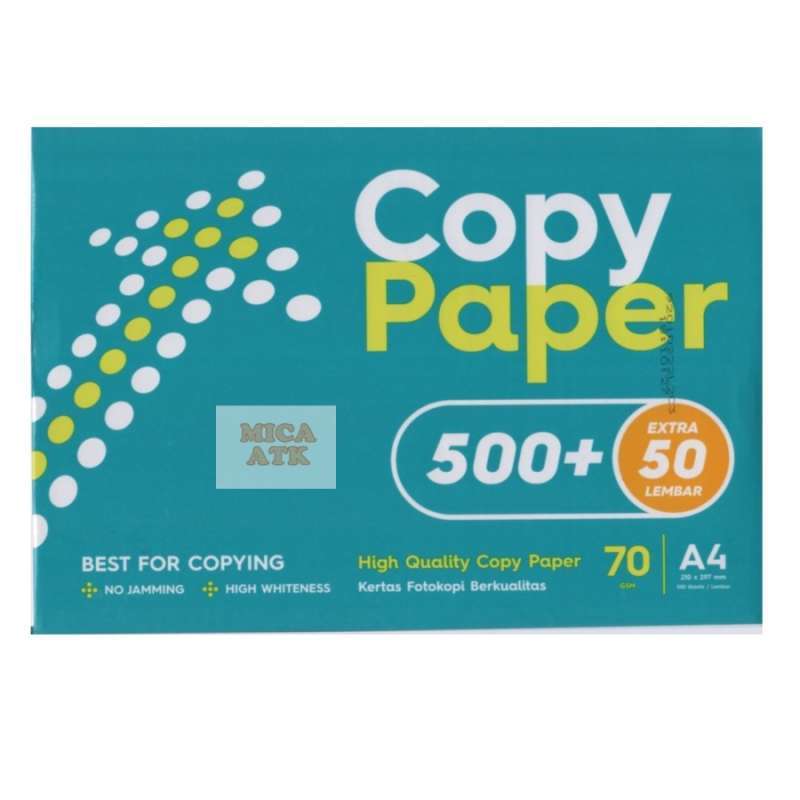 Jual COPY PAPER Kertas Hvs A4 70 Gsm [ RIM ] di Seller Mica ATK