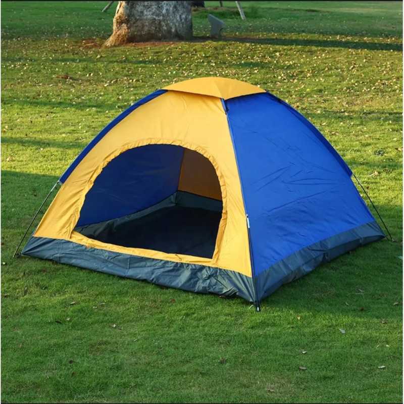 Promo Tenda Camping Camp Kemping Dome Single Layer 2P / 2 Orang Anti