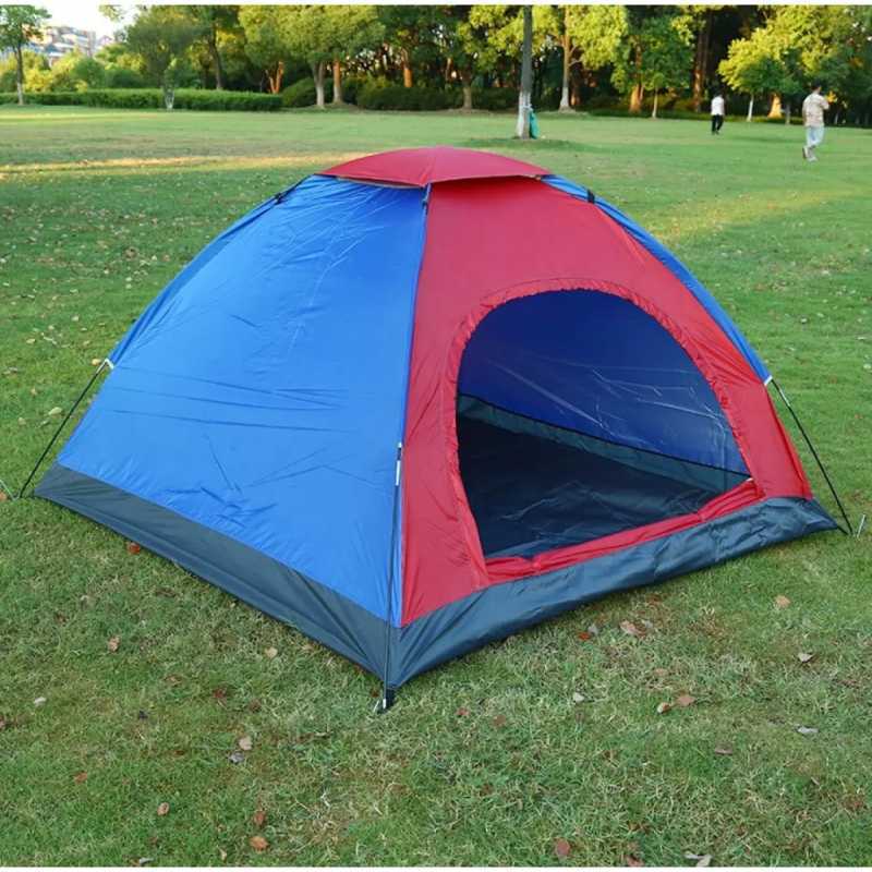 Promo Tenda Camping Camp Kemping Dome Single Layer 2P / 2 Orang Anti