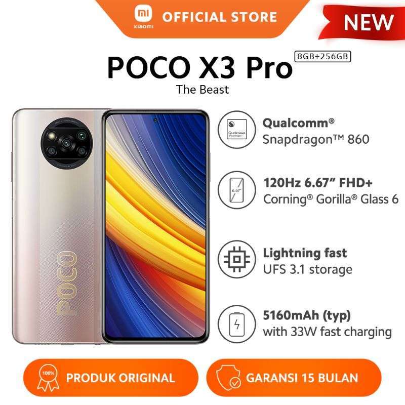 √ Xiaomi Poco X3 Pro Smartphone [8gb/ 256gb/ Official