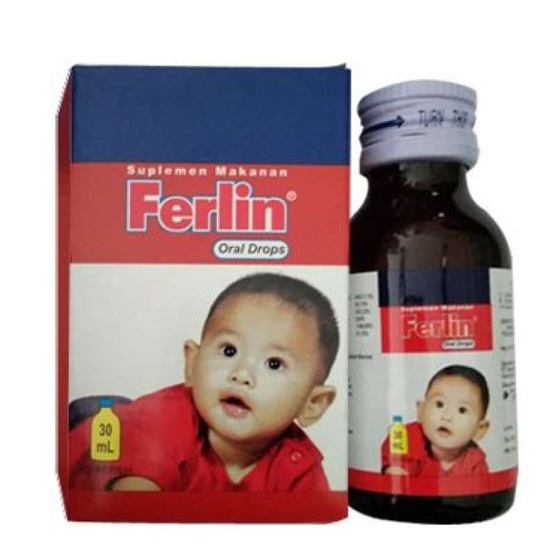 Jual Original Ferlin Drop 30 ml Suplemen Vitamin dan Zat besi Untuk ...