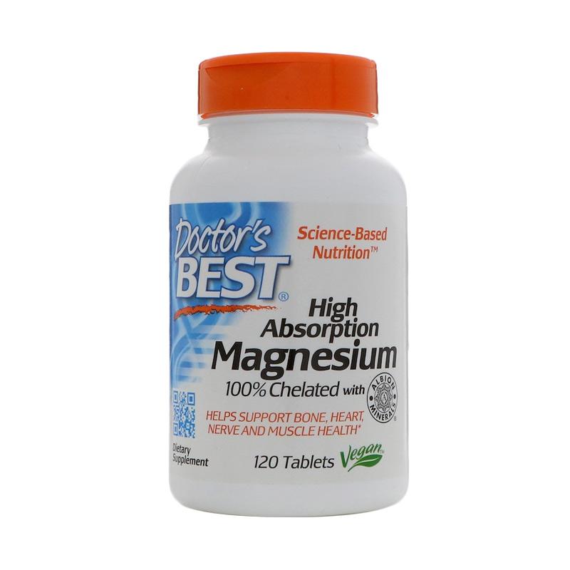 Jual Doctor's Best High Absorption Magnesium Multivitamin & Suplemen [120 Tablets] Di Seller