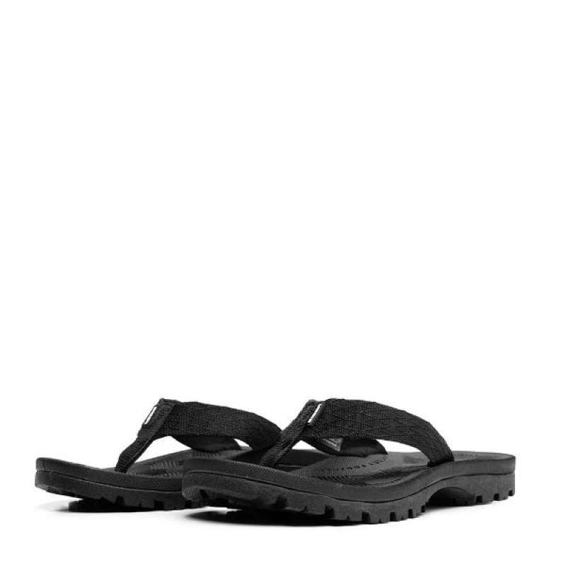 Promo EIGER BHARDEV PINCH SOLE BLACK SANDAL Black 44 Diskon 20 di