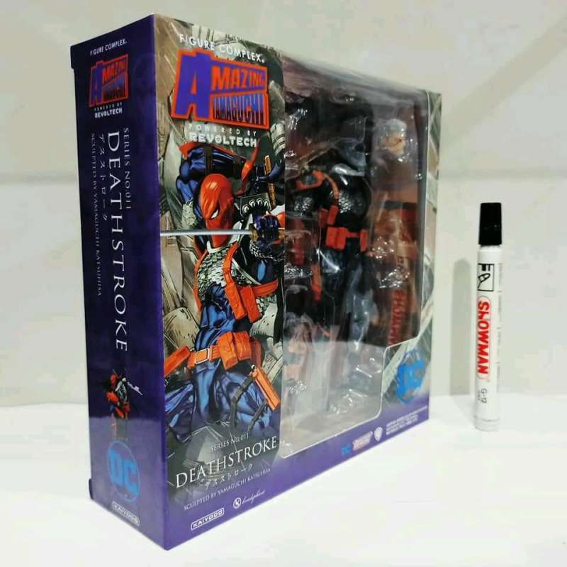 Jual Action Figure Revoltech Revo Deathstroke Revoltech Amazing ...