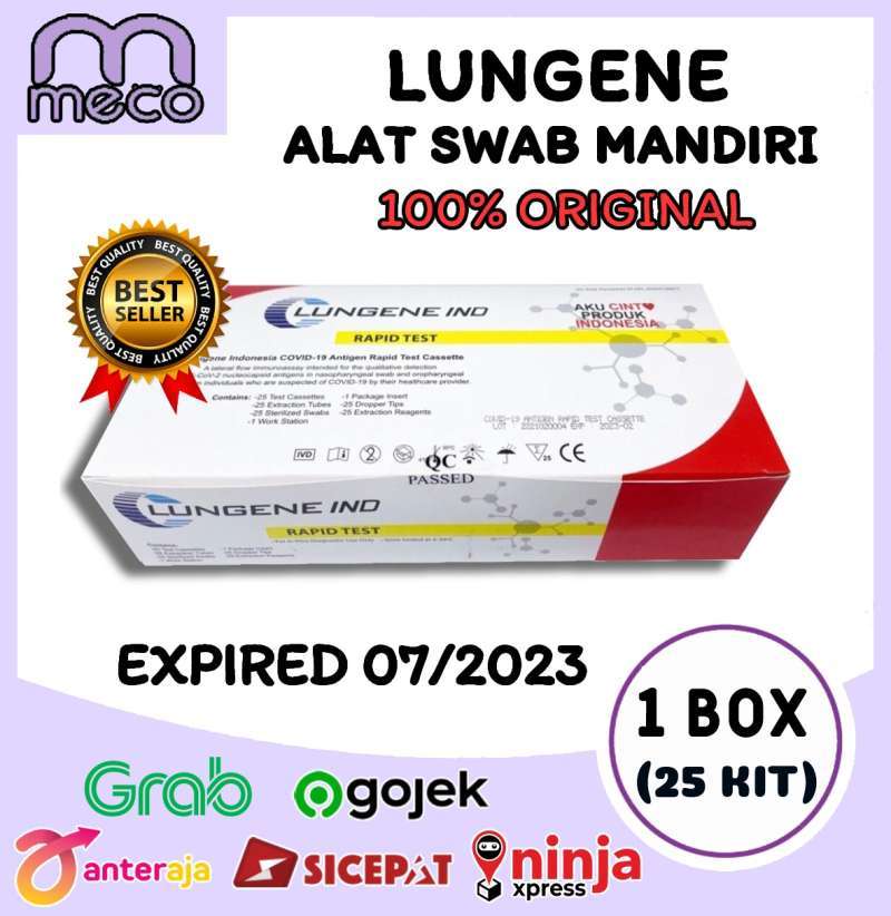 Jual ALAT TES SWAB ANTIGEN MANDIRI 1 BOX ORI 100 di Seller Meco Shop