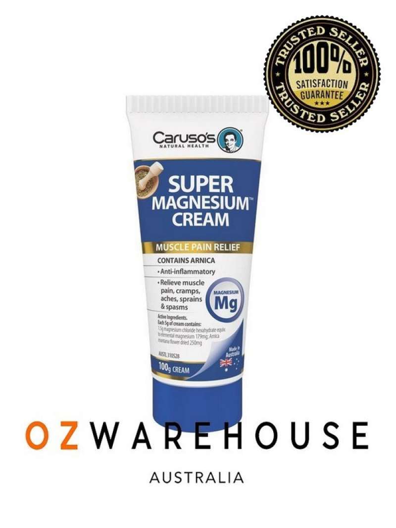 Jual Caruso's Natural Health Super Magnesium Cream 100g di Seller