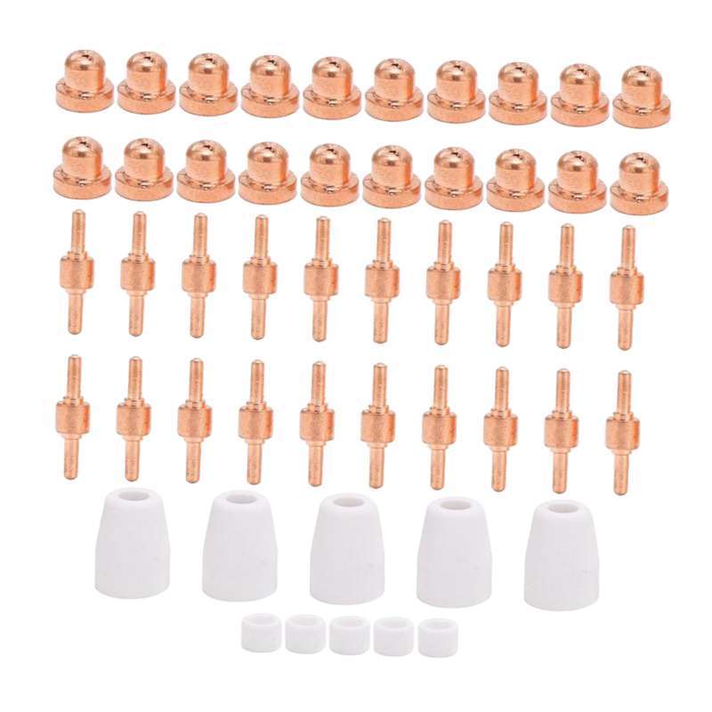Promo LG40 Plasma Cutter Electrode Tips Set for CUT40 CUT50 Cutting