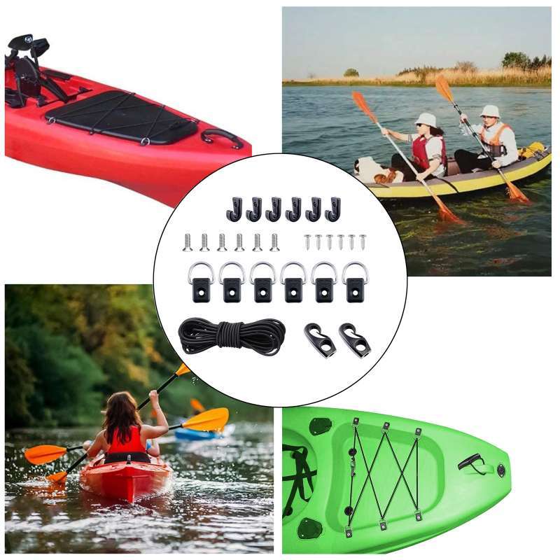 Promo Kayak Deck Rigging Kit DCircle with 304 M6 Screw for Boat Canoe